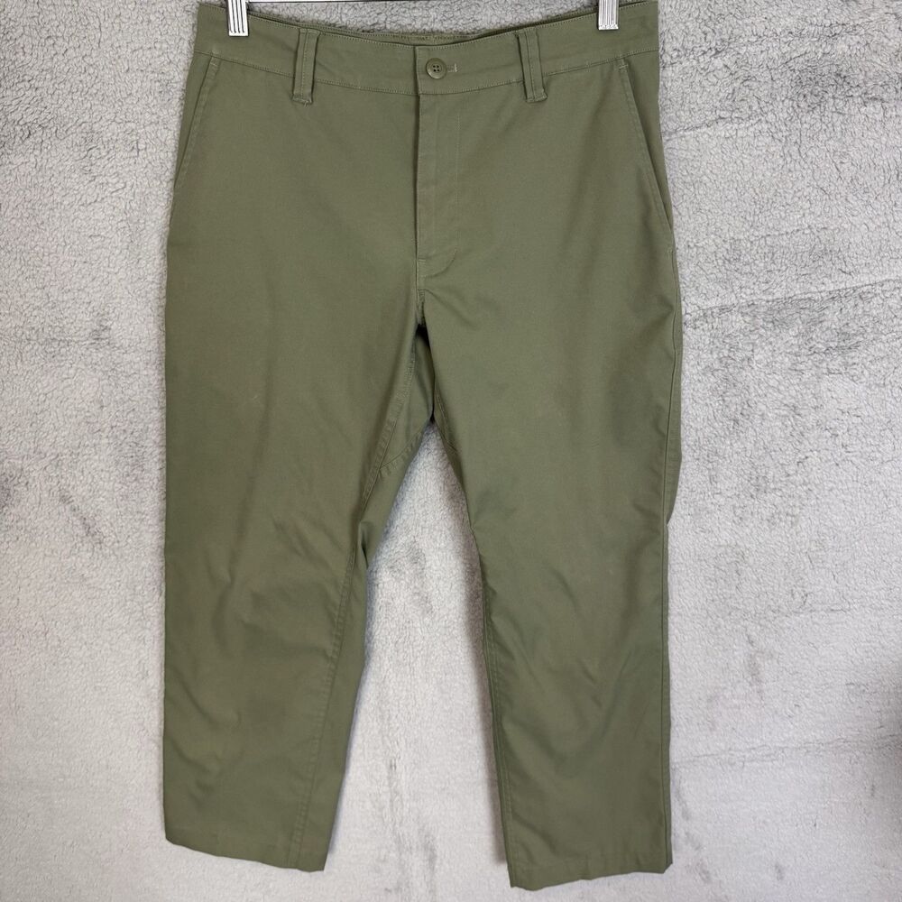 S Bluffworks Pants Mens 30x27 Green Relaxed‎ Fit Ascender Work Casual